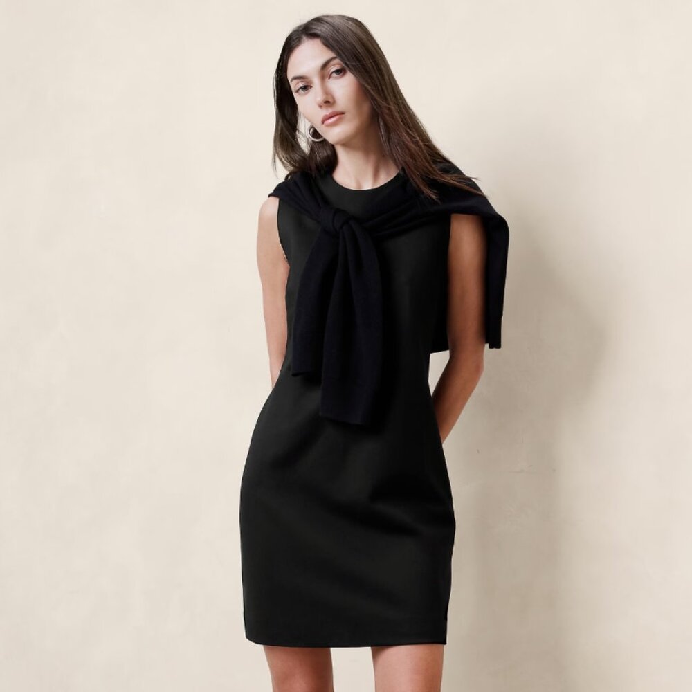 Banana Republic Everywhere Ponte Sheath Dress – Size 2P